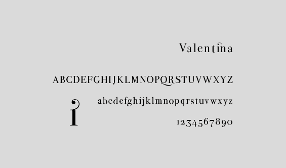 Font Valentina